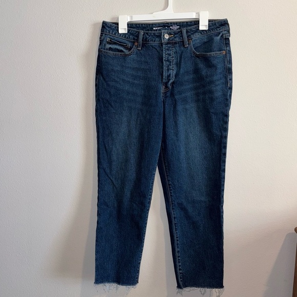 OLD NAVY TWILA HIGH RISE OG STRAIGHT jeans Size 12 - Picture 1 of 5